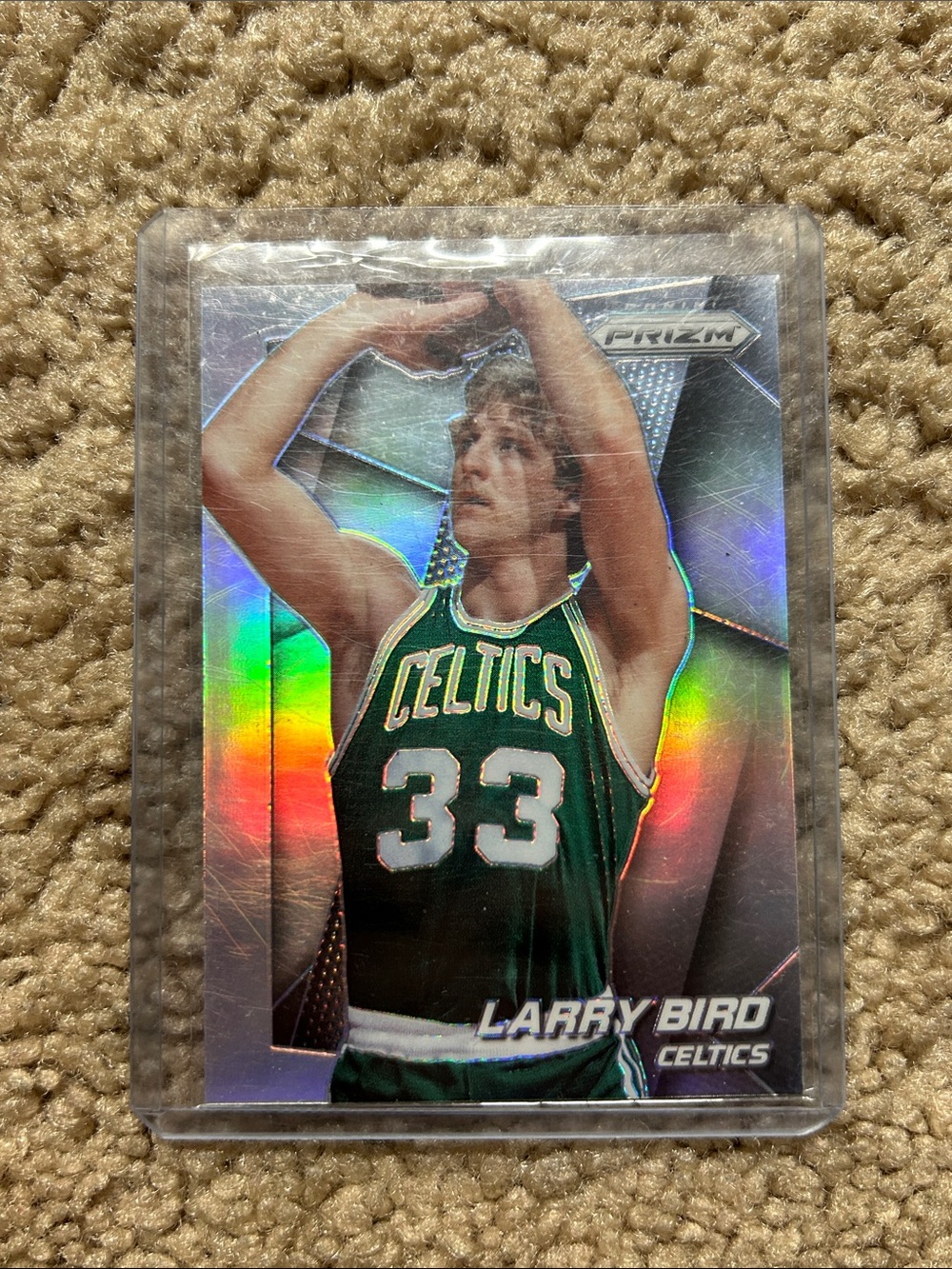 2014-15 Panini Prizm Larry Brird #232 Silver Card